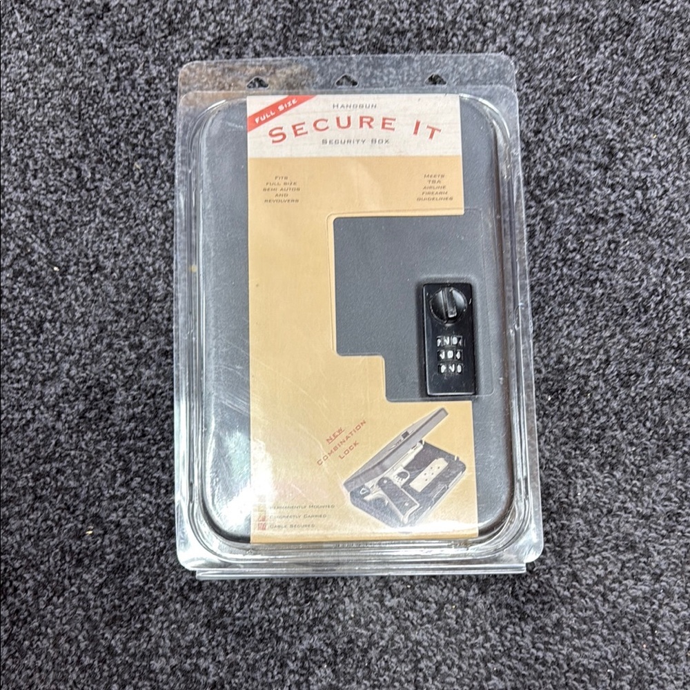 Brand New Never Used Secure It Security Box with Combination Lock